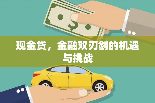 元谋现金贷，金融双刃剑的机遇与挑战