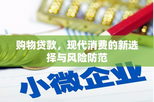 元谋购物贷款，现代消费的新选择与风险防范