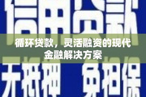 元谋循环贷款，灵活融资的现代金融解决方案