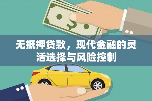 元谋无抵押贷款，现代金融的灵活选择与风险控制