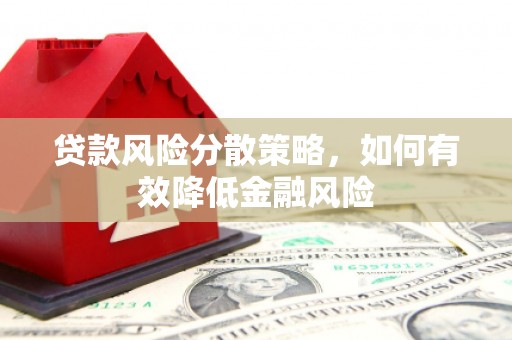 元谋贷款风险分散策略，如何有效降低金融风险