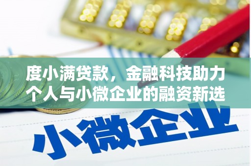 元谋度小满贷款，金融科技助力个人与小微企业的融资新选择