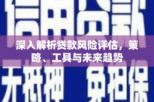 元谋深入解析贷款风险评估，策略、工具与未来趋势