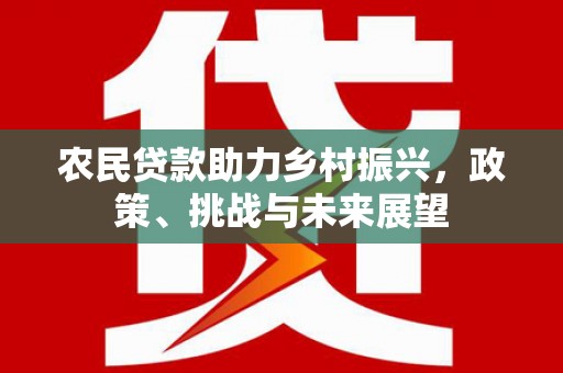 元谋农民贷款助力乡村振兴，政策、挑战与未来展望
