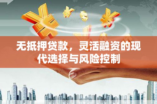 元谋无抵押贷款，灵活融资的现代选择与风险控制