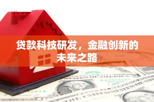元谋贷款科技研发，金融创新的未来之路