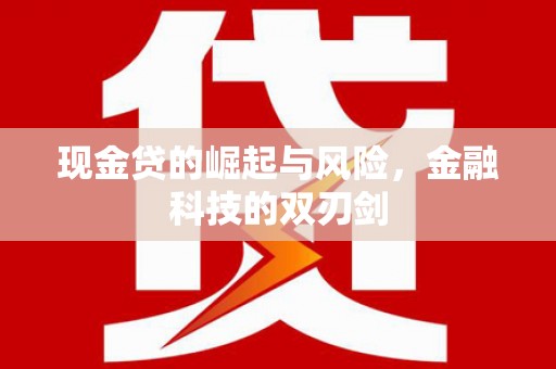 元谋现金贷的崛起与风险，金融科技的双刃剑