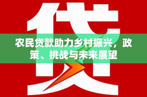 元谋农民贷款助力乡村振兴，政策、挑战与未来展望