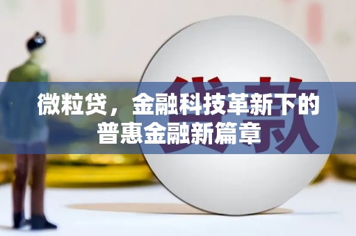 元谋微粒贷，金融科技革新下的普惠金融新篇章