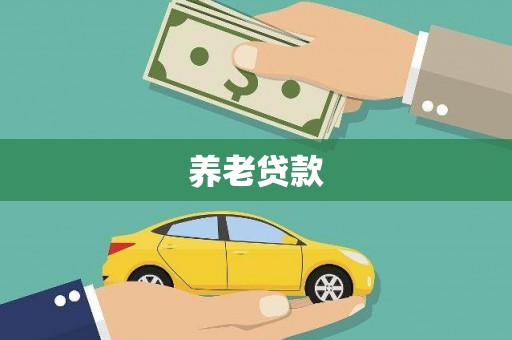 元谋养老贷款