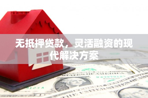 元谋无抵押贷款，灵活融资的现代解决方案