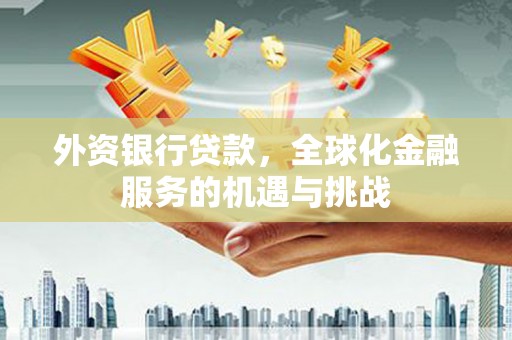 元谋外资银行贷款，全球化金融服务的机遇与挑战