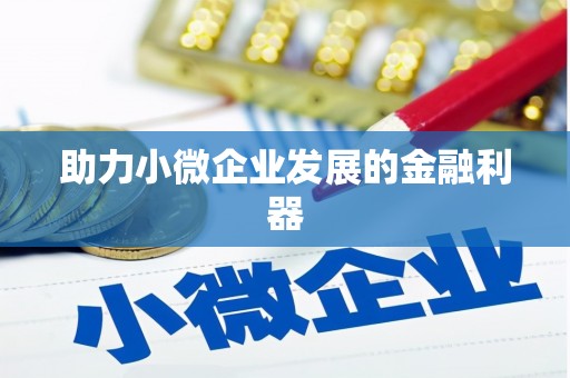元谋助力小微企业发展的金融利器
