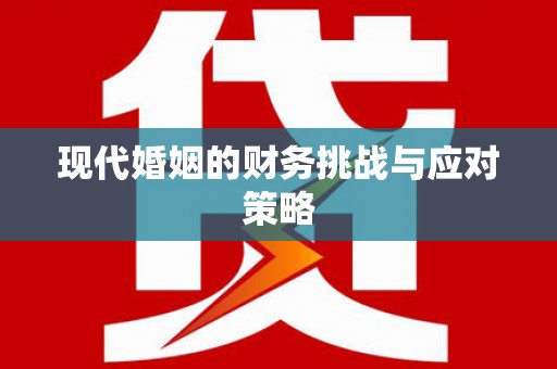 元谋现代婚姻的财务挑战与应对策略