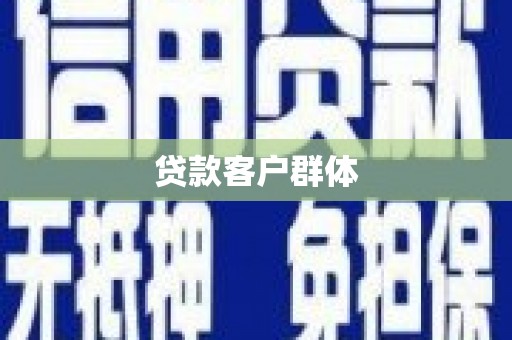 元谋贷款客户群体