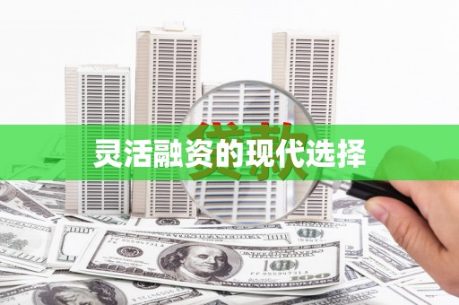 元谋灵活融资的现代选择