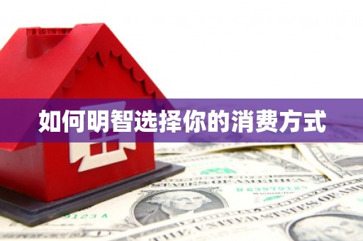 元谋如何明智选择你的消费方式