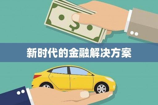 元谋新时代的金融解决方案